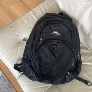 High Sierra black backpack